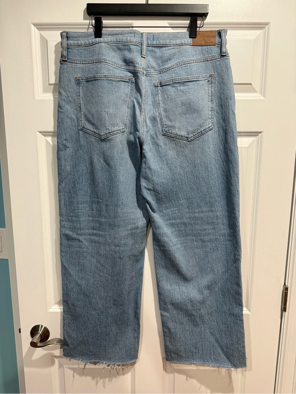 Madewell Tall Perfect Vintage Wide-Leg Crop Jean in Altoona Wash Size 33 - Picture 6 of 12